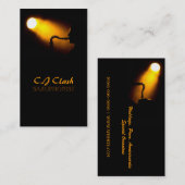 Carte De Visite Saxophone, Cours de saxophoniste, Musique, Instrum (Devant / Derrière)
