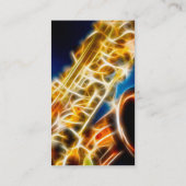 Carte De Visite Saxophone - fractale (Dos)