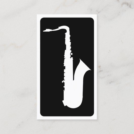 Carte De Visite saxophone mod (Dos)