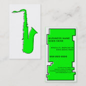 Carte De Visite saxophone oddRex (Devant / Derrière)