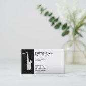 Carte De Visite saxophone professionnel (Debout devant)