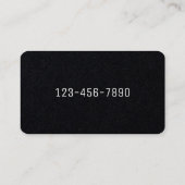 Carte De Visite Saxophoniste Premium (Dos)