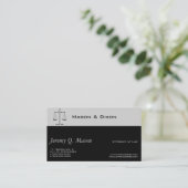 Carte De Visite Scales de justice (Debout devant)