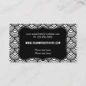 Carte De Visite Scallop Scale Pattern (Dos)