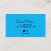 Carte De Visite Scalp Micropigmentation Professional Tatouage chev (Dos)