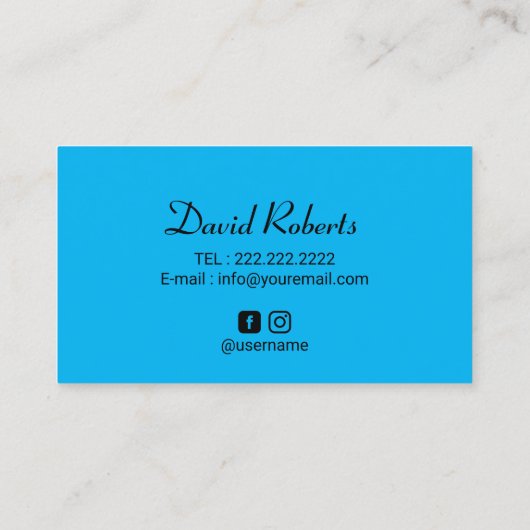 Carte De Visite Scalp Micropigmentation Professional Tatouage chev (Dos)