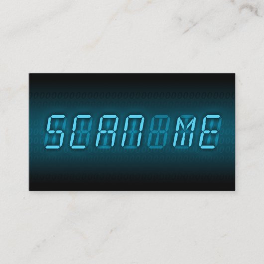 Carte De Visite SCAN ME : lecture numérique (Devant)