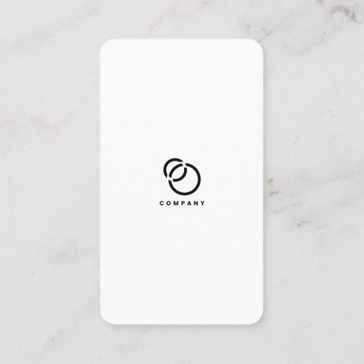 Carte De Visite Scan ME QR Code Social Media Logo Modern Simple (Dos)