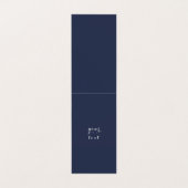 Carte de visite scandinave de Noël de cerfs (Intérieur déplié)