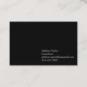 Carte De Visite Scarabée vintage d'extracteur de Hydrophilidae (Dos)