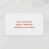 Carte De Visite Scarlet Macaw (Dos)