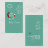 Carte De Visite Scarlet Macaw (Devant / Derrière)