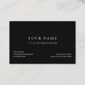 Carte De Visite Scary Scull Black & White Pattern (Dos)