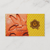 CARTE DE VISITE SCEAU DE CIRE EN OEUVRE DE L'ÉGYPTIENNE ANTIQUE HO (Dos)