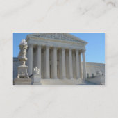 Carte De Visite Sceau de la Cour Suprême sur Ivy & Satin (Dos)