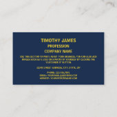 Carte De Visite Sceau de l'Oregon, Sceau de l'Oregon (Dos)