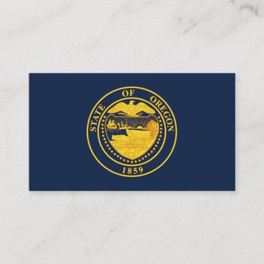 Carte De Visite Sceau de l'Oregon, Sceau de l'Oregon (Devant)