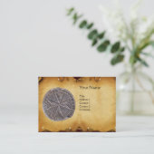 Carte De Visite Sceau du parchemin St. Stephen MONOGRAM (Debout devant)