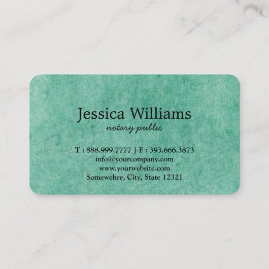 Carte De Visite Scénario noir et public élégant (Dos)