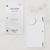 Carte De Visite Scénariste (Devant / Derrière)