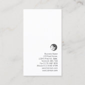 Carte De Visite scénariste Arts littéraires Auteur Monogramme (Dos)