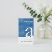 Carte De Visite scénariste Arts littéraires Auteur Monogramme (Debout devant)