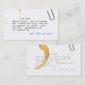 Carte De Visite Scénariste vi (Devant / Derrière)