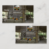 Carte De Visite Scène d'automne (Devant / Derrière)