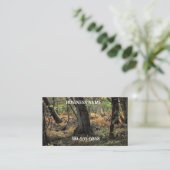 Carte De Visite Scène de forêt automnale (Debout devant)