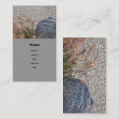 Carte De Visite Scène de plage (Devant / Derrière)