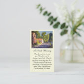 Carte De Visite Scène de rue communautaire d'Elsah magnifique (Debout devant)