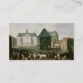 Carte De Visite Scène du marché avant le palais de barrage, (Dos)