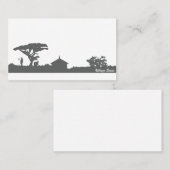 Carte De Visite Scène du village (Devant / Derrière)