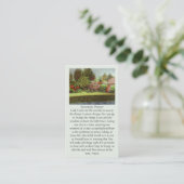 Carte De Visite Scene from a Belgium Town Purple Red Blue (Debout devant)