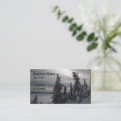 Carte De Visite Scène hivernale (Debout devant)