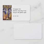 Carte De Visite Scène médiévale du Vendredi Saint (Devant / Derrière)