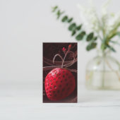 Carte De Visite scène sombre de fraise (Debout devant)