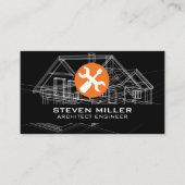 Carte De Visite Schéma des plans | Outils de menuiserie Architect (Devant)