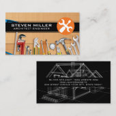 Carte De Visite Schéma des plans | Outils main | Bois (Devant / Derrière)