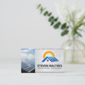 Carte De Visite Schémas Sun | Panneau solaire | Énergie (Debout devant)