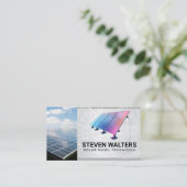 Carte De Visite Schémas Sun | Technologie de panneau solaire | Éne (Debout devant)