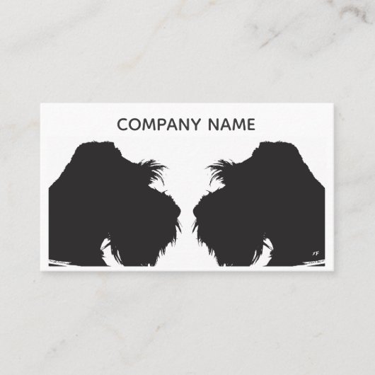 Carte De Visite Schnauzer (Devant)