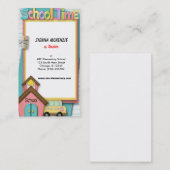 Carte De Visite School Bus (Devant / Derrière)