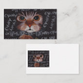 CARTE DE VISITE SCHRÖDINGER CAT (Devant / Derrière)