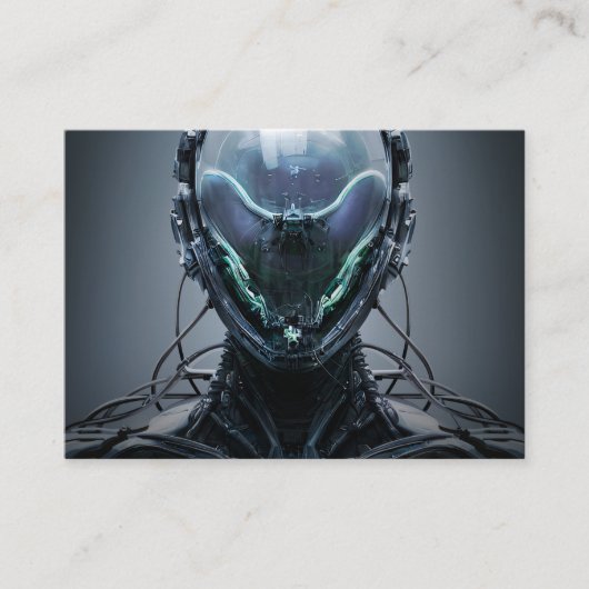 Carte de visite Sci fi Cyberpunk Droid (Devant)