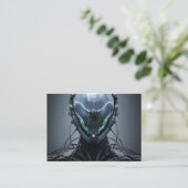 Carte de visite Sci fi Cyberpunk Droid (Debout devant)