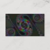 Carte De Visite scie à chaîne - fractale (Dos)