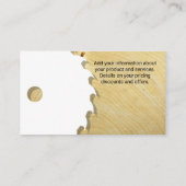 Carte De Visite Scie à clé marteau | Bois | Construction (Dos)