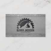 Carte De Visite Scie circulaire et raboteuse des services de charp (Devant)