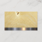 Carte De Visite Scie et marteau | Grain de bois (Dos)